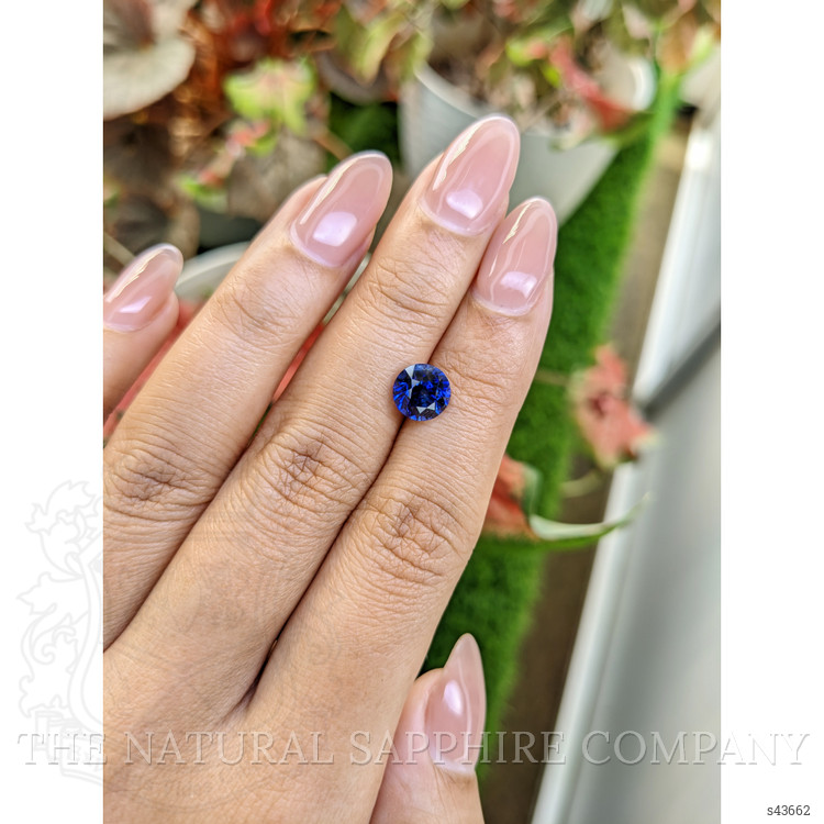 2.66 Ct. Blue Sapphire from Ceylon (Sri Lanka)