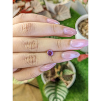 1.11 Ct. Purplish Pink Sapphire from Ceylon (Sri Lanka) Life Style