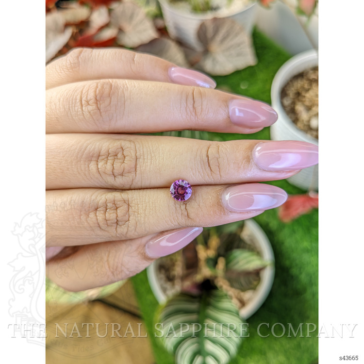 1.11 Ct. Purplish Pink Sapphire from Ceylon (Sri Lanka)
