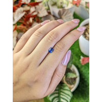 0.82 Ct. Blue Sapphire from Ceylon (Sri Lanka) Life Style