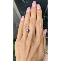 1.38 Ct. Pinkish Brown Sapphire from Ceylon (Sri Lanka) Life Style