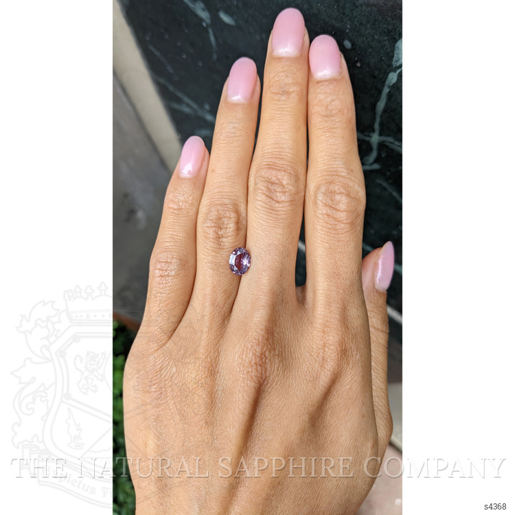 1.38 Ct. Pinkish Brown Sapphire from Ceylon (Sri Lanka)