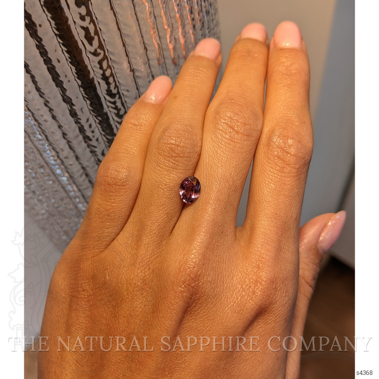 1.38 Ct. Pinkish Brown Sapphire from Ceylon (Sri Lanka)