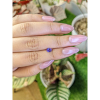 0.51 Ct. Violet Sapphire from Ceylon (Sri Lanka) Life Style