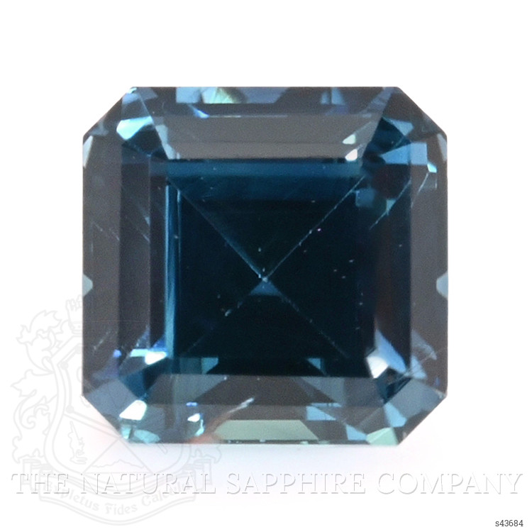 0.71 Ct. Greenish Blue Sapphire from Ceylon (Sri Lanka)