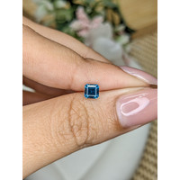 0.71 Ct. Greenish Blue Sapphire from Ceylon (Sri Lanka) Life Style