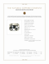 1.16 Ct. Yellow Sapphire from Ceylon (Sri Lanka) Scan Report