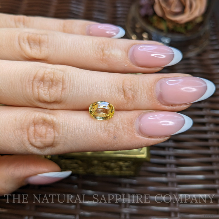 3.15 Ct. Yellow Sapphire from Ceylon (Sri Lanka)