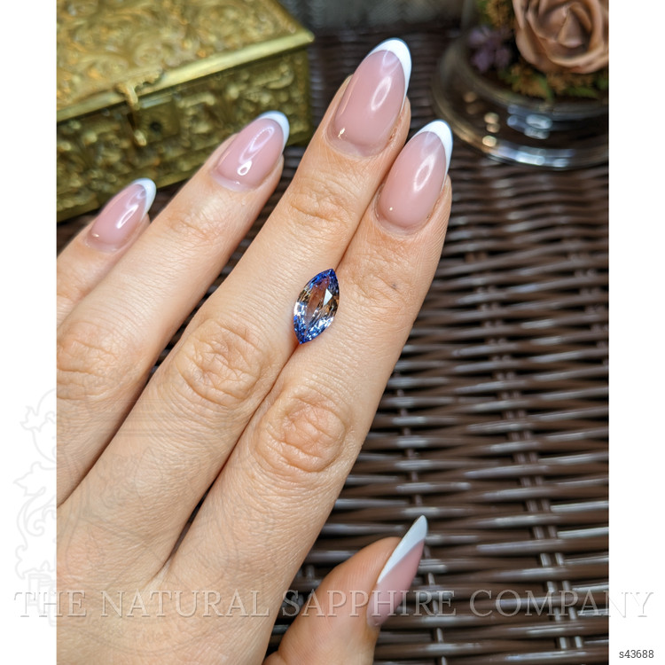 3.00 Ct. Bi Color / Parti Sapphire from Ceylon (Sri Lanka)
