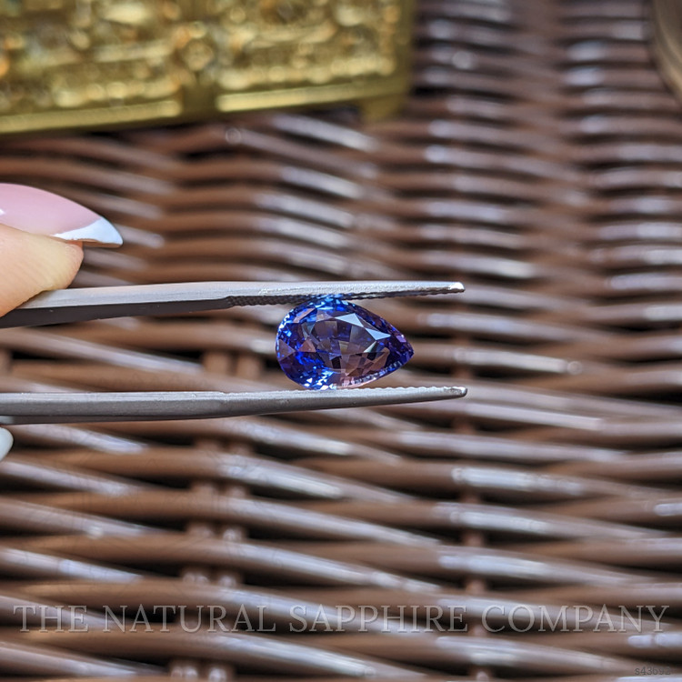 3.65 Ct. Blue Sapphire from Ceylon (Sri Lanka)