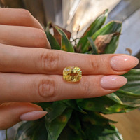 9.36 Ct. Yellow Sapphire from Ceylon (Sri Lanka) Life Style