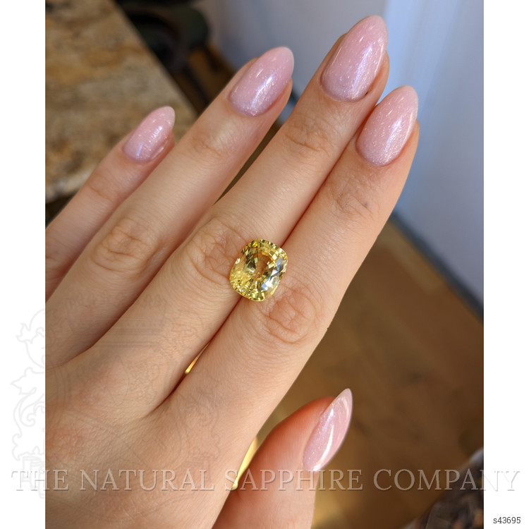 9.36 Ct. Yellow Sapphire from Ceylon (Sri Lanka)