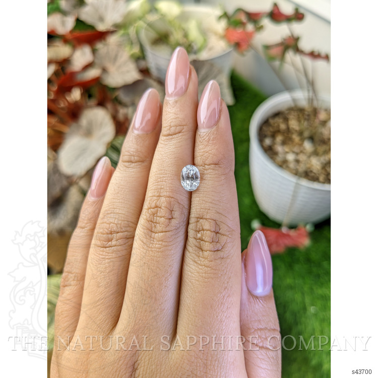 2.03 Ct. White Sapphire from Ceylon (Sri Lanka)