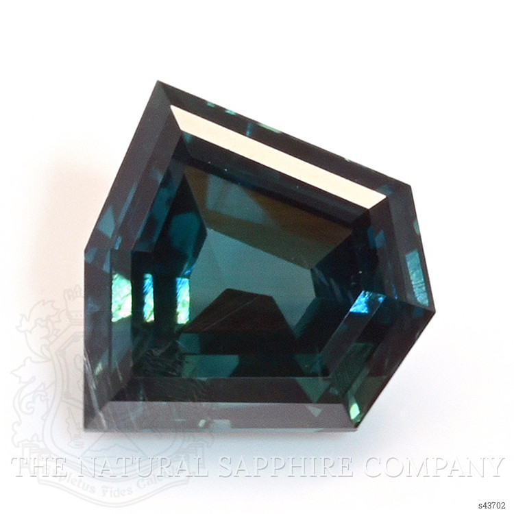 1.56 Ct. Bluish Green Sapphire from Ceylon (Sri Lanka)