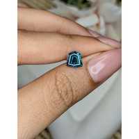 1.56 Ct. Bluish Green Sapphire from Ceylon (Sri Lanka) Life Style