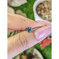 1.19 Ct. Bluish Green Sapphire from Ceylon (Sri Lanka) Life Style
