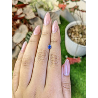 0.48 Ct. Blue Sapphire from Ceylon (Sri Lanka) Life Style