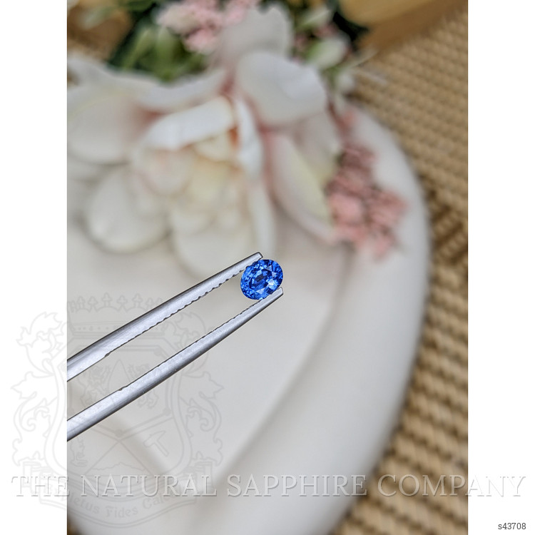 0.48 Ct. Blue Sapphire from Ceylon (Sri Lanka)