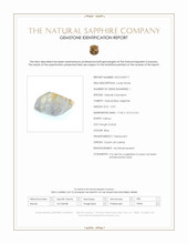 10.91 Ct. Blue Sapphire from Ceylon (Sri Lanka) Scan Report