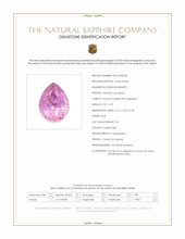 0.70 Ct. Purplish Pink Sapphire from Ceylon (Sri Lanka) Scan Report