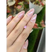 0.70 Ct. Purplish Pink Sapphire from Ceylon (Sri Lanka) Life Style