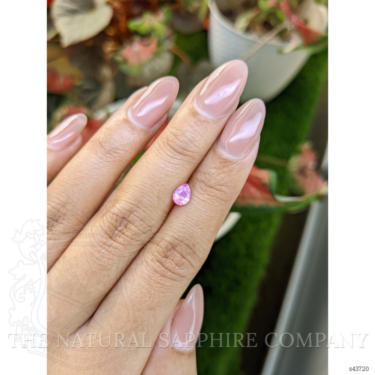 0.70 Ct. Purplish Pink Sapphire from Ceylon (Sri Lanka)