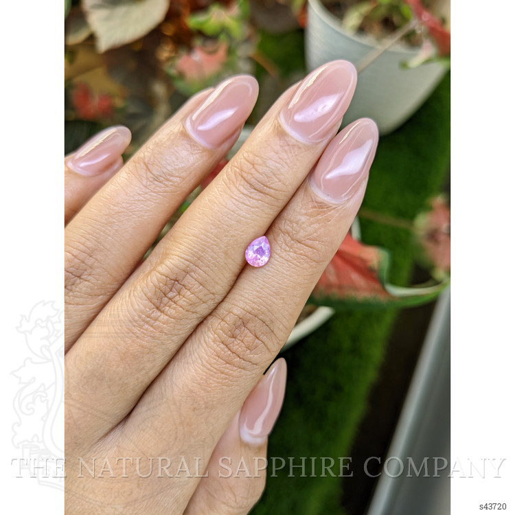 0.70 Ct. Purplish Pink Sapphire from Ceylon (Sri Lanka)