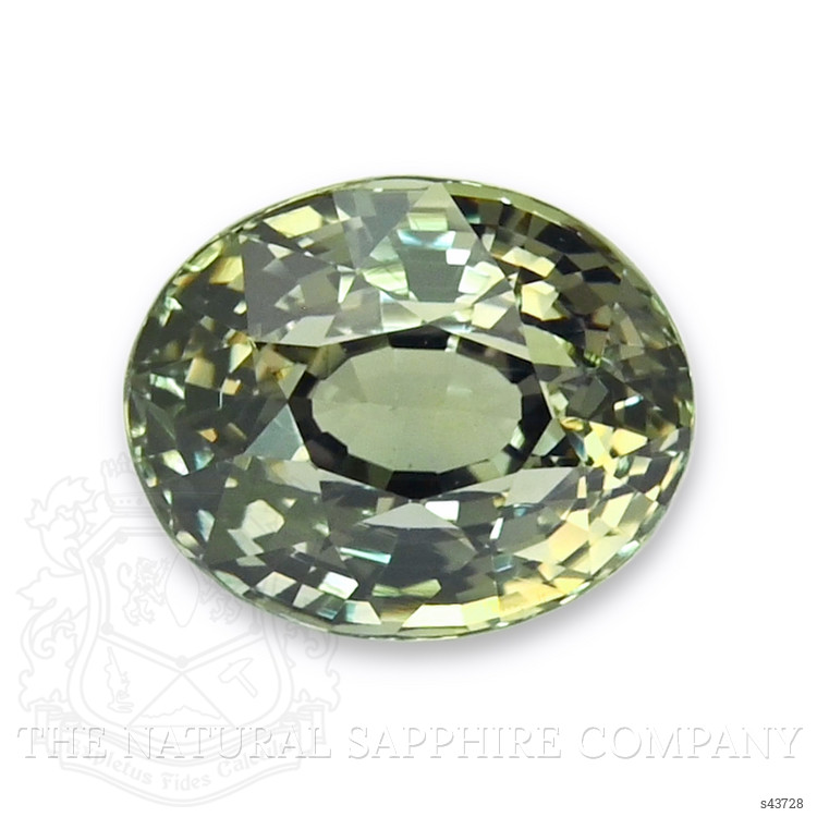 0.95 Ct. Yellowish Green Sapphire from Tanzania