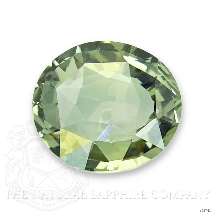 1.10 Ct. Yellowish Green Sapphire from Tanzania