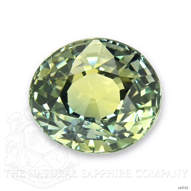 1.08 Ct. Yellowish Green Sapphire from Tanzania