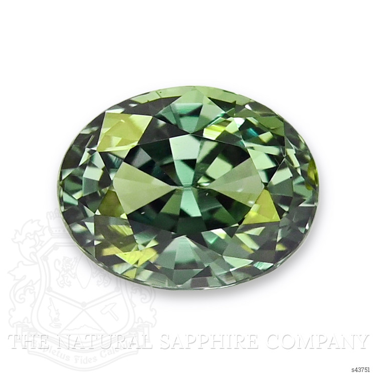 1.14 Ct. Yellowish Green Sapphire from Tanzania
