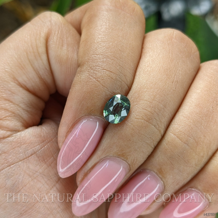 1.35 Ct. Bluish Green Sapphire from Tanzania