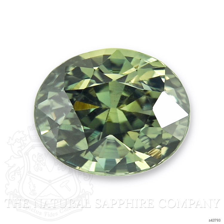 0.96 Ct. Yellowish Green Sapphire from Tanzania