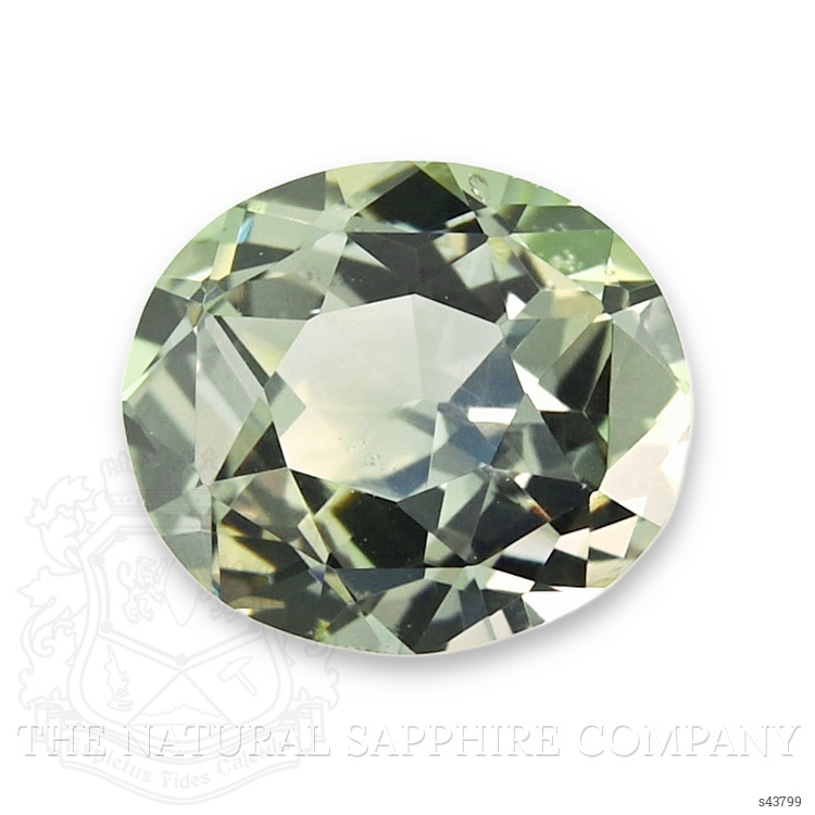 0.74 Ct. Yellowish Green Sapphire from Tanzania