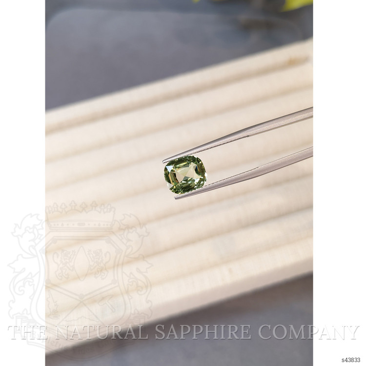 3.65 Ct. Green Sapphire from Madagascar