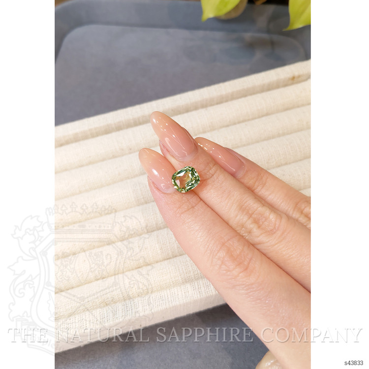 3.65 Ct. Green Sapphire from Madagascar