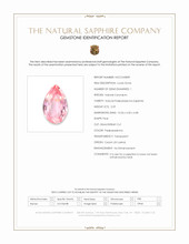 2.59 Ct. Padparadscha Sapphire from Ceylon (Sri Lanka) Scan Report