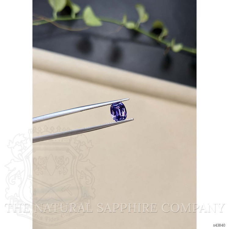 1.64 Ct. Purple Sapphire from Ceylon (Sri Lanka)