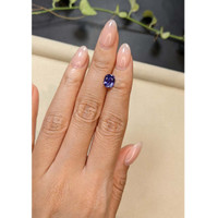 1.64 Ct. Purple Sapphire from Ceylon (Sri Lanka) Life Style
