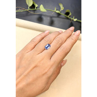 2.03 Ct. Blue Sapphire from Ceylon (Sri Lanka) Life Style