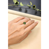 3.07 Ct. Yellowish Green Sapphire from Madagascar Life Style