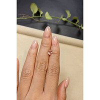 0.98 Ct. Padparadscha Sapphire from Ceylon (Sri Lanka) Life Style
