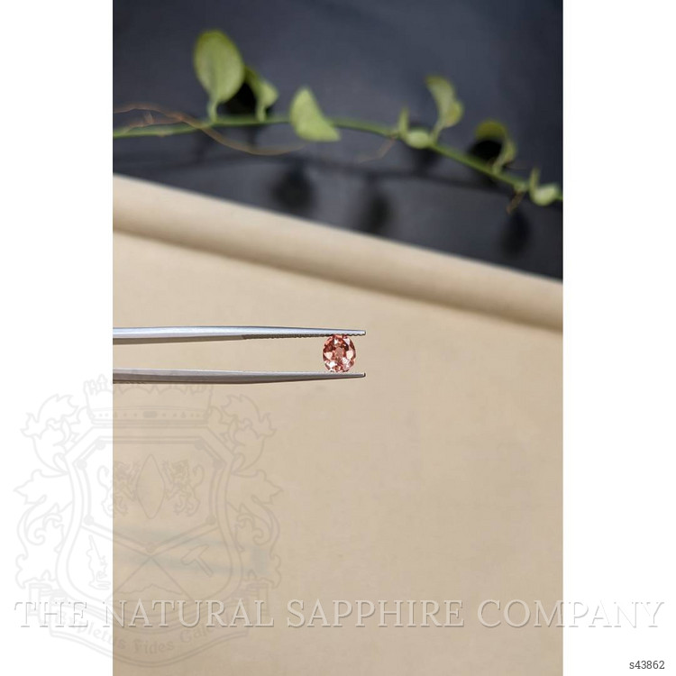 0.98 Ct. Padparadscha Sapphire from Ceylon (Sri Lanka)