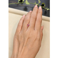 1.20 Ct. Reddish Pink Sapphire from Ceylon (Sri Lanka) Life Style