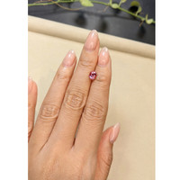 1.20 Ct. Reddish Pink Sapphire from Ceylon (Sri Lanka) Life Style
