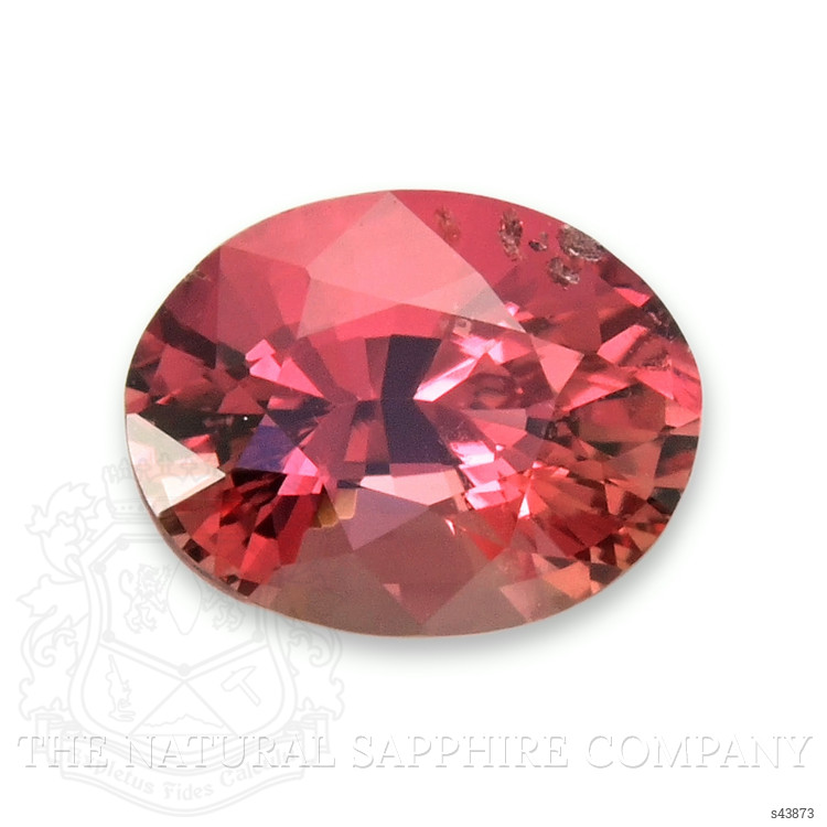 0.98 Ct. Reddish Pink Sapphire from Ceylon (Sri Lanka)