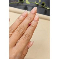 0.98 Ct. Reddish Pink Sapphire from Ceylon (Sri Lanka) Life Style