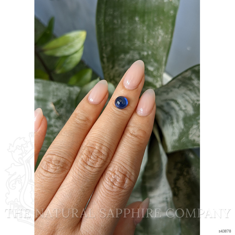 2.38 Ct. Blue Cabochon Sapphire from Ceylon (Sri Lanka)