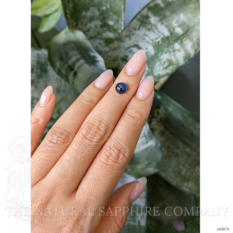 2.12 Ct. Blue Cabochon Sapphire from Ceylon (Sri Lanka)