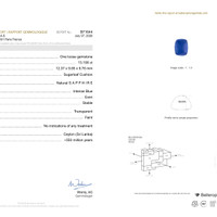 13.10 Ct. Blue Cabochon Sapphire from Ceylon (Sri Lanka) Pdf